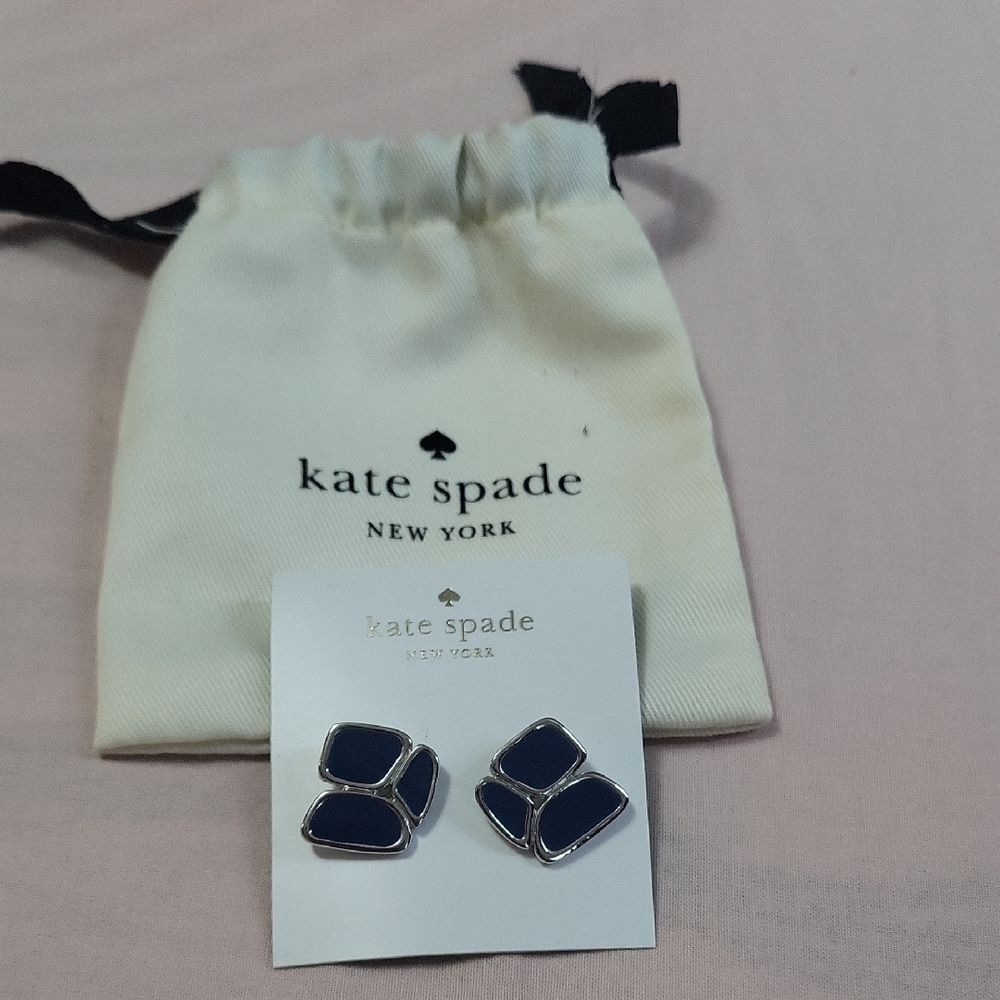 Kate Spade Navy Blue Earrings